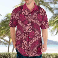 Sweet Pink Monstera Hawaiian Shirt Polynesian Tribal Pattern LT01 - Polynesian Pride