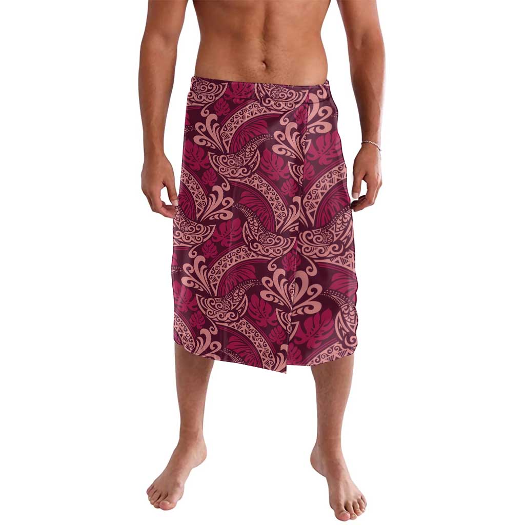 Sweet Pink Monstera Lavalava Polynesian Tribal Pattern LT01 Pink - Polynesian Pride