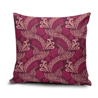 Sweet Pink Monstera Pillow Cover Polynesian Tribal Pattern LT01 Pink - Polynesian Pride