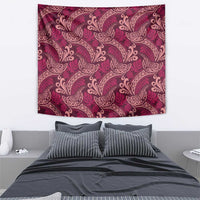 Sweet Pink Monstera Tapestry Polynesian Tribal Pattern LT01 - Polynesian Pride