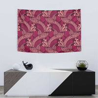 Sweet Pink Monstera Tapestry Polynesian Tribal Pattern LT01 - Polynesian Pride