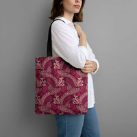 Sweet Pink Monstera Tote Bag Polynesian Tribal Pattern LT01 - Polynesian Pride