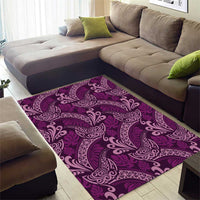 Royal Purple Monstera Area Rug Polynesian Tribal Pattern LT01 - Polynesian Pride