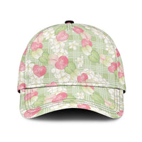 Anthurium Plumeria Lei Pastel Classic Cap Green Hawaiian Splendid Palaka