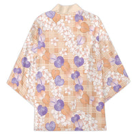 Anthurium Plumeria Lei Pastel Kimono Orange Hawaiian Splendid Palaka