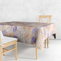 Anthurium Plumeria Lei Pastel Tablecloth Orange Hawaiian Splendid Palaka