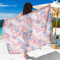 Anthurium Plumeria Lei Pastel Sarong Pink Hawaiian Splendid Palaka