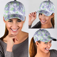 Anthurium Plumeria Lei Pastel Classic Cap Purple Hawaiian Splendid Palaka LT01 - Polynesian Pride