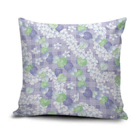 Anthurium Plumeria Lei Pastel Pillow Cover Purple Hawaiian Splendid Palaka