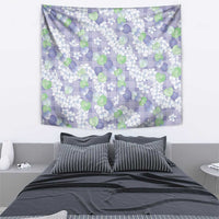 Anthurium Plumeria Lei Pastel Tapestry Purple Hawaiian Splendid Palaka