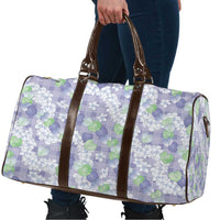 Anthurium Plumeria Lei Pastel Travel Bag Purple Hawaiian Splendid Palaka