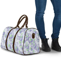 Anthurium Plumeria Lei Pastel Travel Bag Purple Hawaiian Splendid Palaka