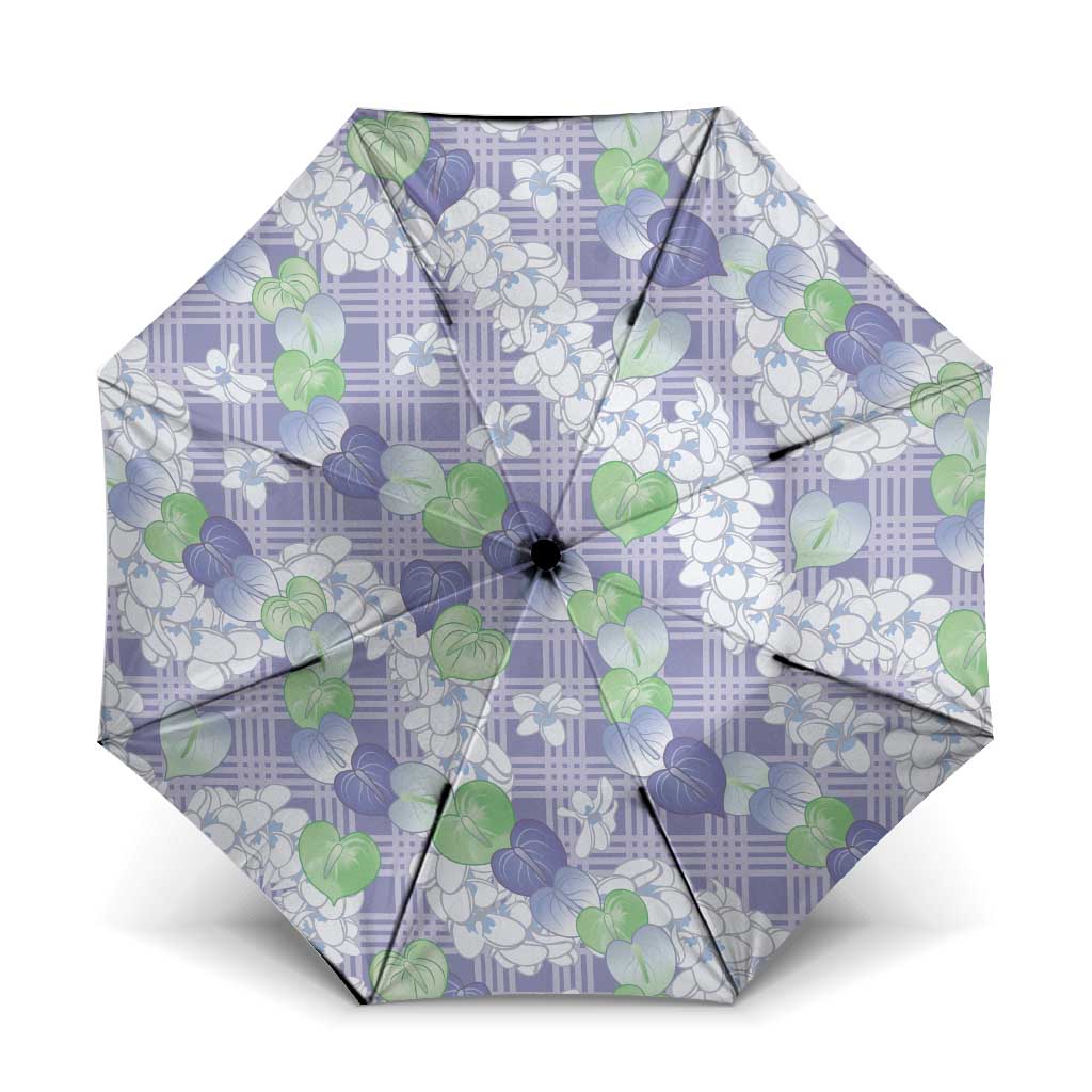 Anthurium Plumeria Lei Pastel Umbrella Purple Hawaiian Splendid Palaka