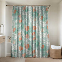 Anthurium Plumeria Lei Pastel Bathroom Set Teal Hawaiian Splendid Palaka