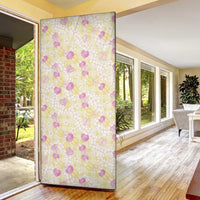 Anthurium Plumeria Lei Pastel Door Cover Yellow Hawaiian Splendid Palaka
