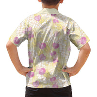 Anthurium Plumeria Lei Pastel Hawaiian Shirt Yellow Hawaiian Splendid Palaka