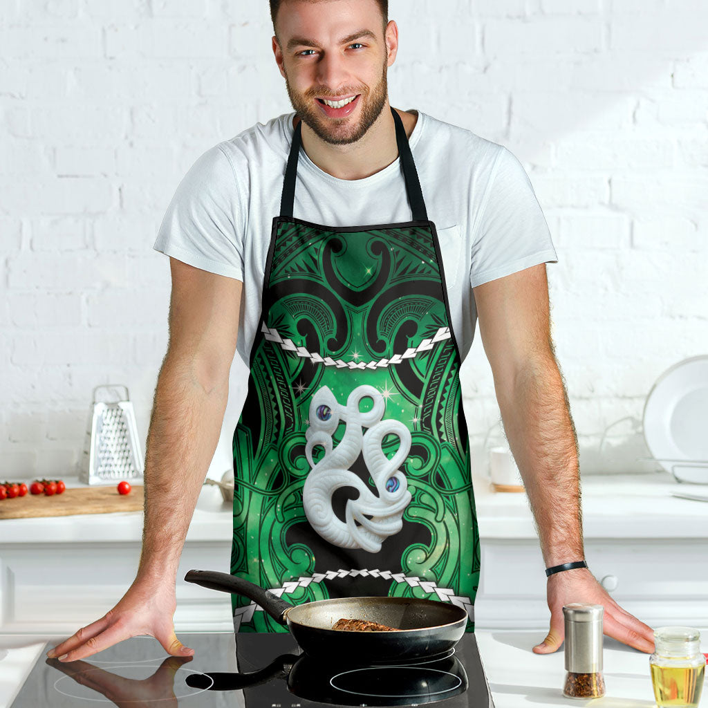 Maori Matariki Manaia Kakariki Apron Maori Kowhaiwhai Pattern Galaxy