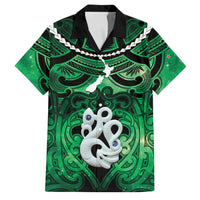 Personalised Maori Matariki Manaia Kakariki Family Matching Long Sleeve Bodycon Dress and Hawaiian Shirt Maori Kowhaiwhai Pattern Galaxy