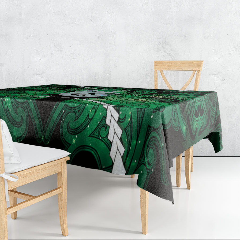 Maori Matariki Manaia Kakariki Tablecloth Maori Kowhaiwhai Pattern Galaxy