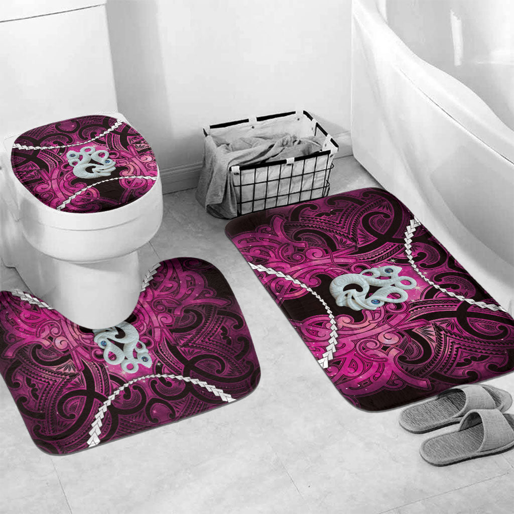 Maori Matariki Manaia Mawhero Bathroom Set Maori Kowhaiwhai Pattern Galaxy