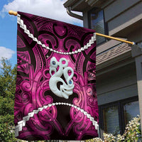 Maori Matariki Manaia Mawhero Garden Flag Maori Kowhaiwhai Pattern Galaxy