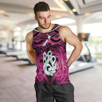 Personalised Maori Matariki Manaia Mawhero Men Tank Top Maori Kowhaiwhai Pattern Galaxy