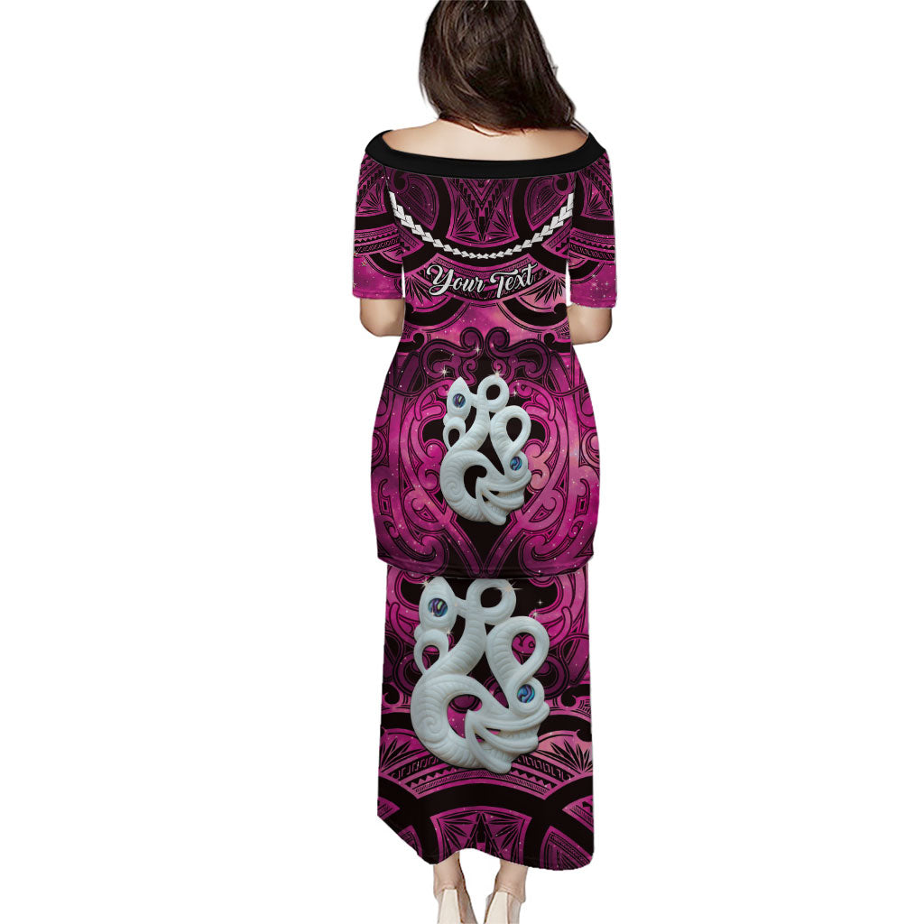 Personalised Maori Matariki Manaia Mawhero Puletasi Maori Kowhaiwhai Pattern Galaxy