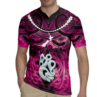 Personalised Maori Matariki Manaia Mawhero Rugby Jersey Maori Kowhaiwhai Pattern Galaxy