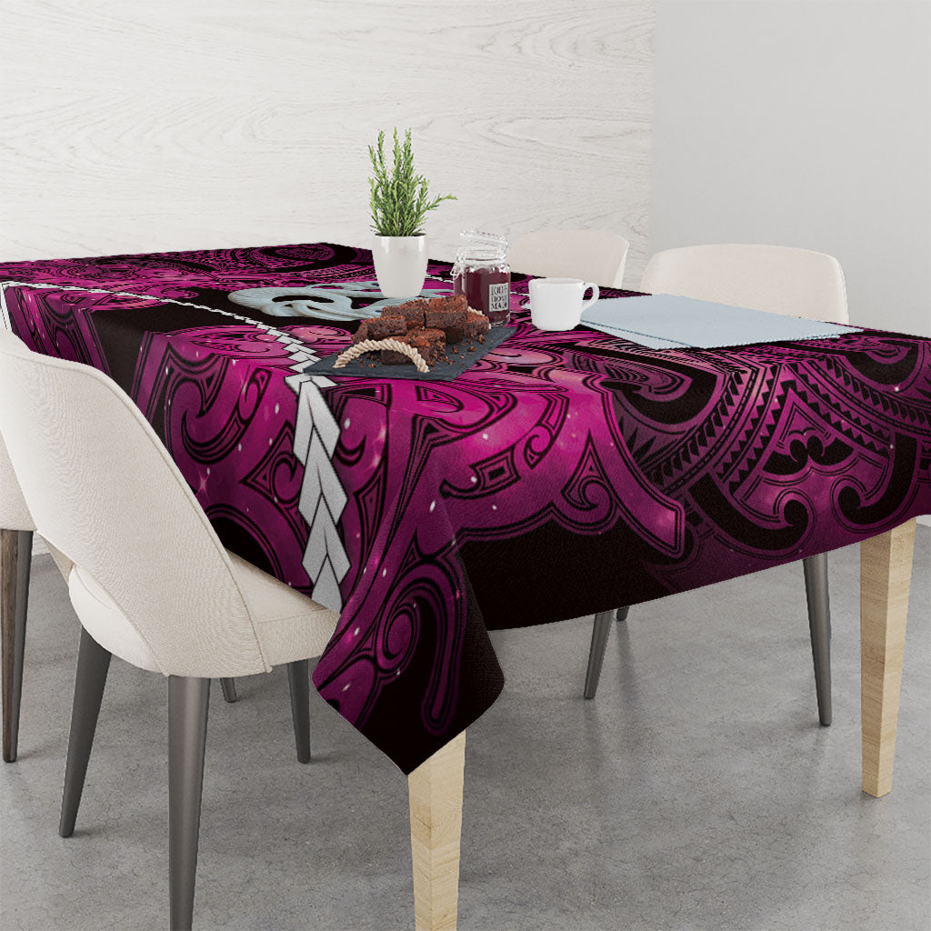 Maori Matariki Manaia Mawhero Tablecloth Maori Kowhaiwhai Pattern Galaxy