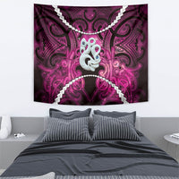 Maori Matariki Manaia Mawhero Tapestry Maori Kowhaiwhai Pattern Galaxy