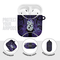 Maori Matariki Manaia Waiporoporo AirPods Case Maori Kowhaiwhai Pattern Galaxy