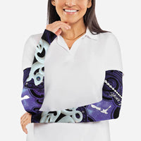 Personalised Maori Matariki Manaia Waiporoporo Arm Sleeves Maori Kowhaiwhai Pattern Galaxy