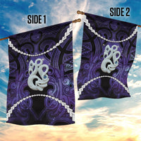 Maori Matariki Manaia Waiporoporo Garden Flag Maori Kowhaiwhai Pattern Galaxy