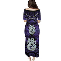 Personalised Maori Matariki Manaia Waiporoporo Puletasi Maori Kowhaiwhai Pattern Galaxy