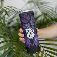 Personalised Maori Matariki Manaia Waiporoporo Skinny Tumbler Maori Kowhaiwhai Pattern Galaxy