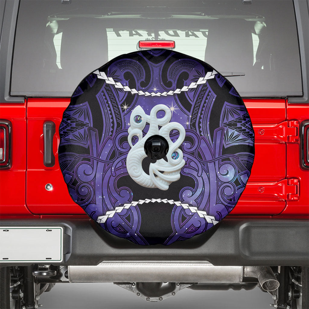 Maori Matariki Manaia Waiporoporo Spare Tire Cover Maori Kowhaiwhai Pattern Galaxy LT01 - Polynesian Pride