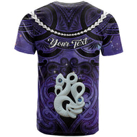 Personalised Maori Matariki Manaia Waiporoporo T Shirt Maori Kowhaiwhai Pattern Galaxy