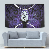 Maori Matariki Manaia Waiporoporo Tapestry Maori Kowhaiwhai Pattern Galaxy