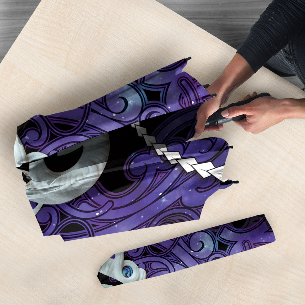 Maori Matariki Manaia Waiporoporo Umbrella Maori Kowhaiwhai Pattern Galaxy
