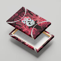 Maori Matariki Manaia Whero Canvas Wall Art Maori Kowhaiwhai Pattern Galaxy LT01 - Polynesian Pride
