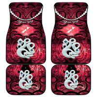Personalised Maori Matariki Manaia Whero Car Mats Maori Kowhaiwhai Pattern Galaxy LT01 - Polynesian Pride