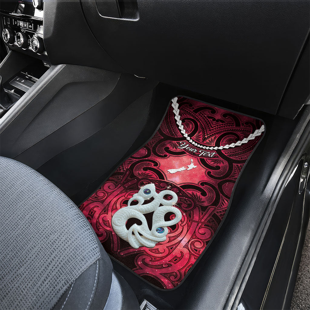 Personalised Maori Matariki Manaia Whero Car Mats Maori Kowhaiwhai Pattern Galaxy LT01 - Polynesian Pride