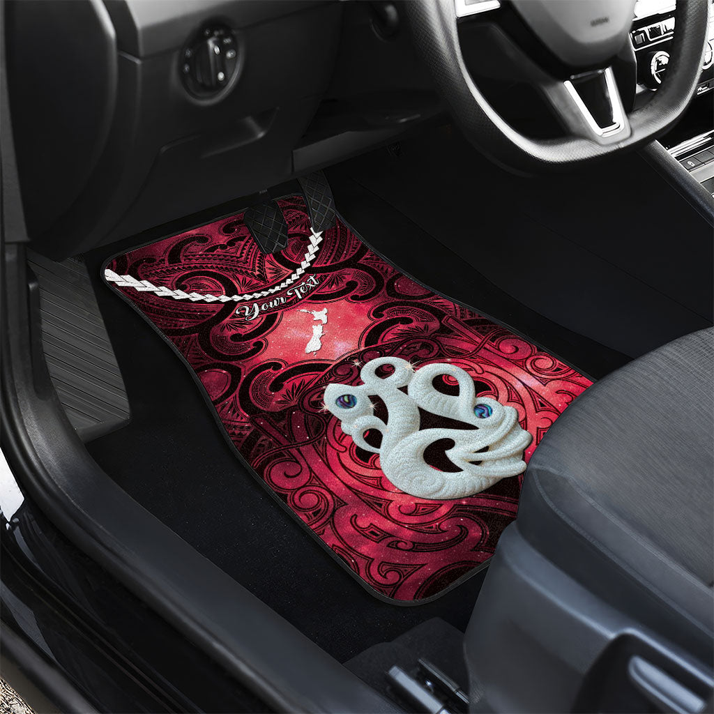 Personalised Maori Matariki Manaia Whero Car Mats Maori Kowhaiwhai Pattern Galaxy LT01 - Polynesian Pride