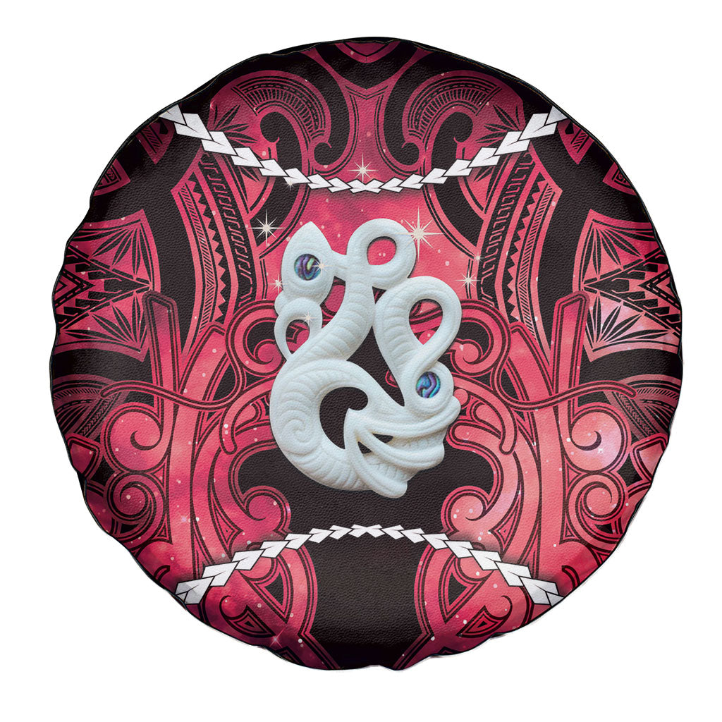 Maori Matariki Manaia Whero Spare Tire Cover Maori Kowhaiwhai Pattern Galaxy LT01 - Polynesian Pride