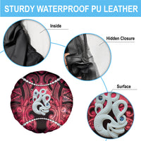 Maori Matariki Manaia Whero Spare Tire Cover Maori Kowhaiwhai Pattern Galaxy LT01 - Polynesian Pride
