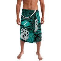 Personalised Maori Matariki Manaia Turquoise Lavalava Maori Kowhaiwhai Pattern Galaxy