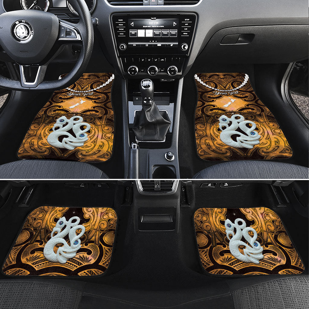 Personalised Maori Matariki Manaia Kowhai Car Mats Maori Kowhaiwhai Pattern Galaxy