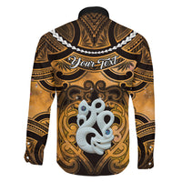 Personalised Maori Matariki Manaia Kowhai Family Matching Mermaid Dress and Hawaiian Shirt Maori Kowhaiwhai Pattern Galaxy