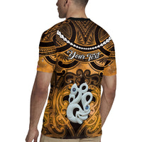 Personalised Maori Matariki Manaia Kowhai Rugby Jersey Maori Kowhaiwhai Pattern Galaxy