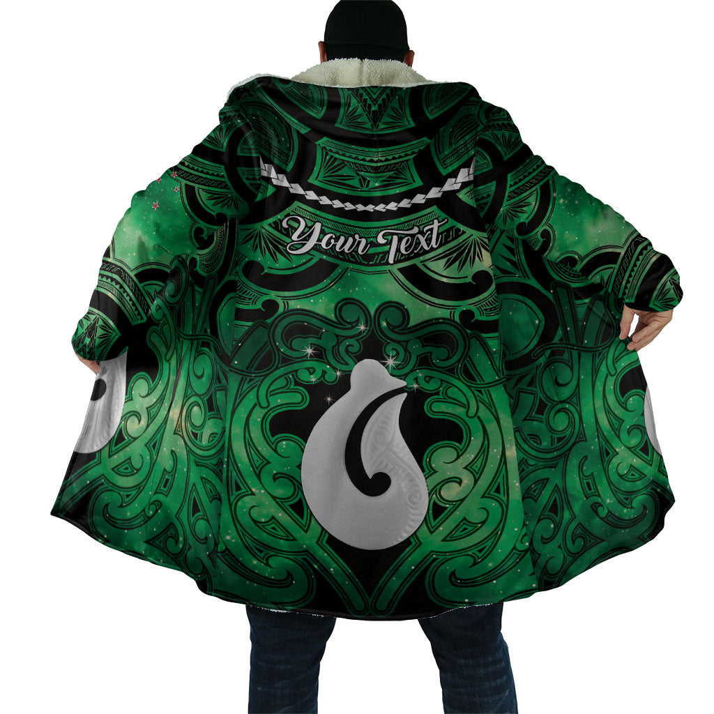Personalised Maori Matariki Hei Matau Kakariki Cloak Maori Kowhaiwhai Pattern Galaxy